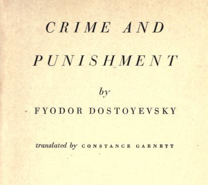 crime and punishment novel by fyodor dostoevsky crime and punishment novel by fyodor dostoevsky