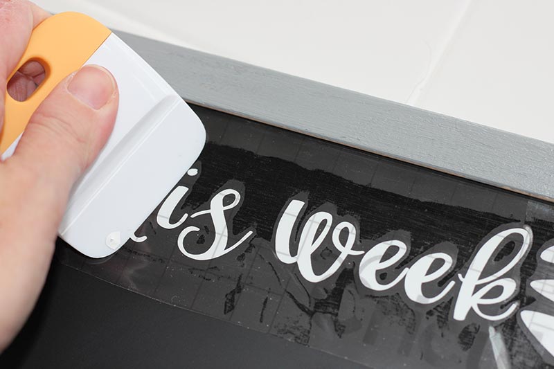 How to Get Organized with Cricut & a Chalkboard Weekly Planner Sunny