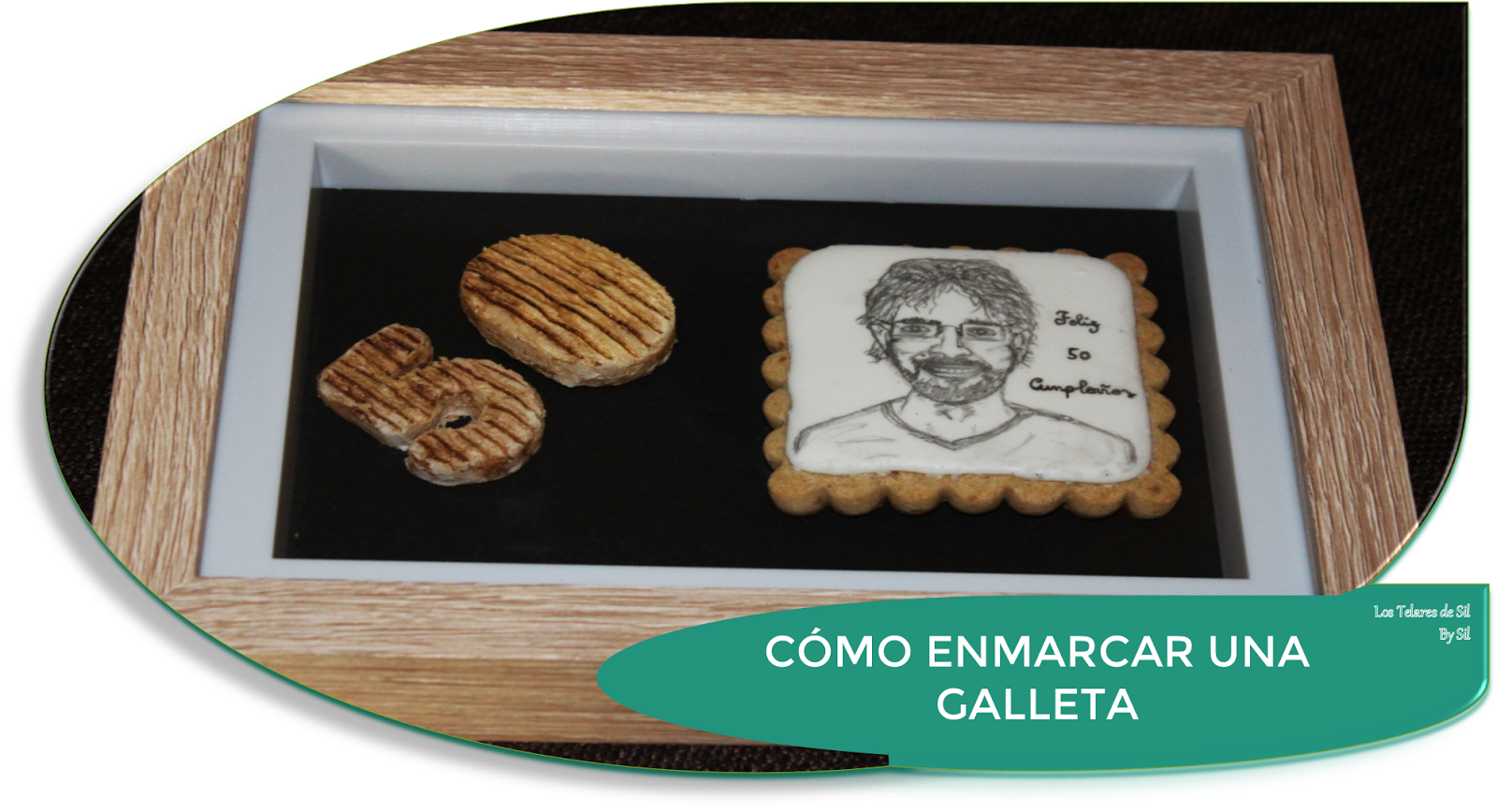 CÓMO ENMARCAR UNA GALLETA {PARA REGALAR}