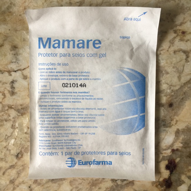 Mamare - Protetor para seios com gel