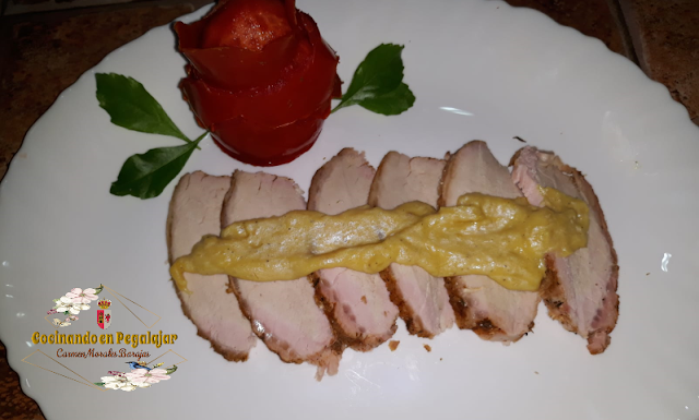 Lomo a la Sal con salsa de Mostaza