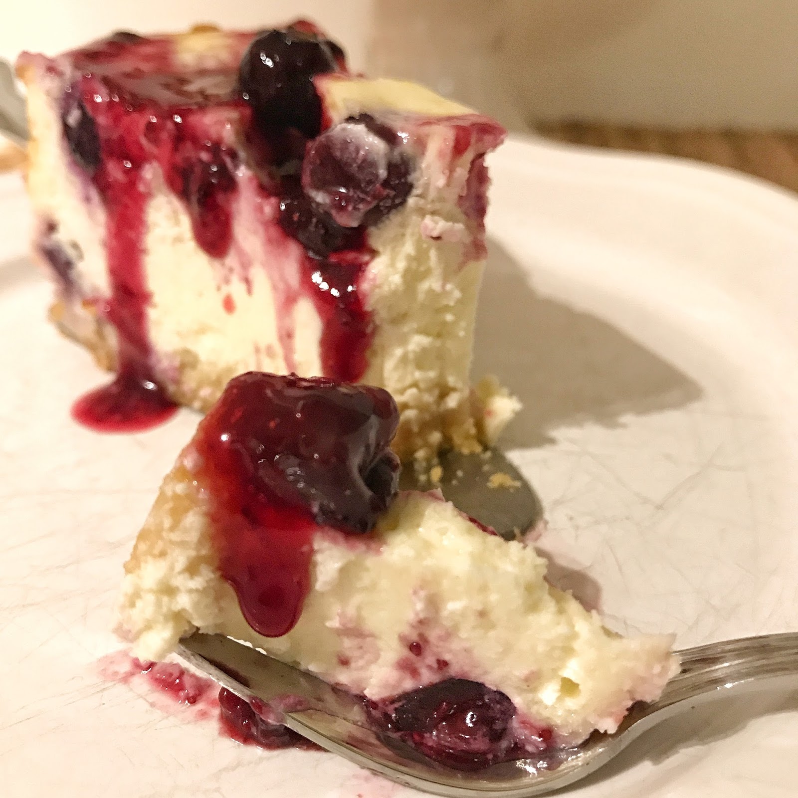 olles *Himmelsglitzerdings* Cheesecake mit Blaubeeren zuckerfrei / Low