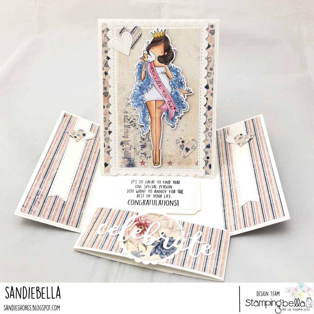 The Paper Cove Curvy Girl Bachelorette Gatefold Easel Card Tutorial