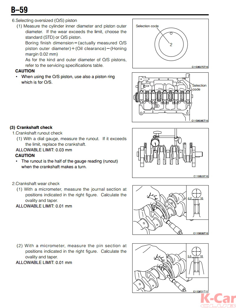 KCar Club Daihatsu JBDET,JBJL Engine repair manual
