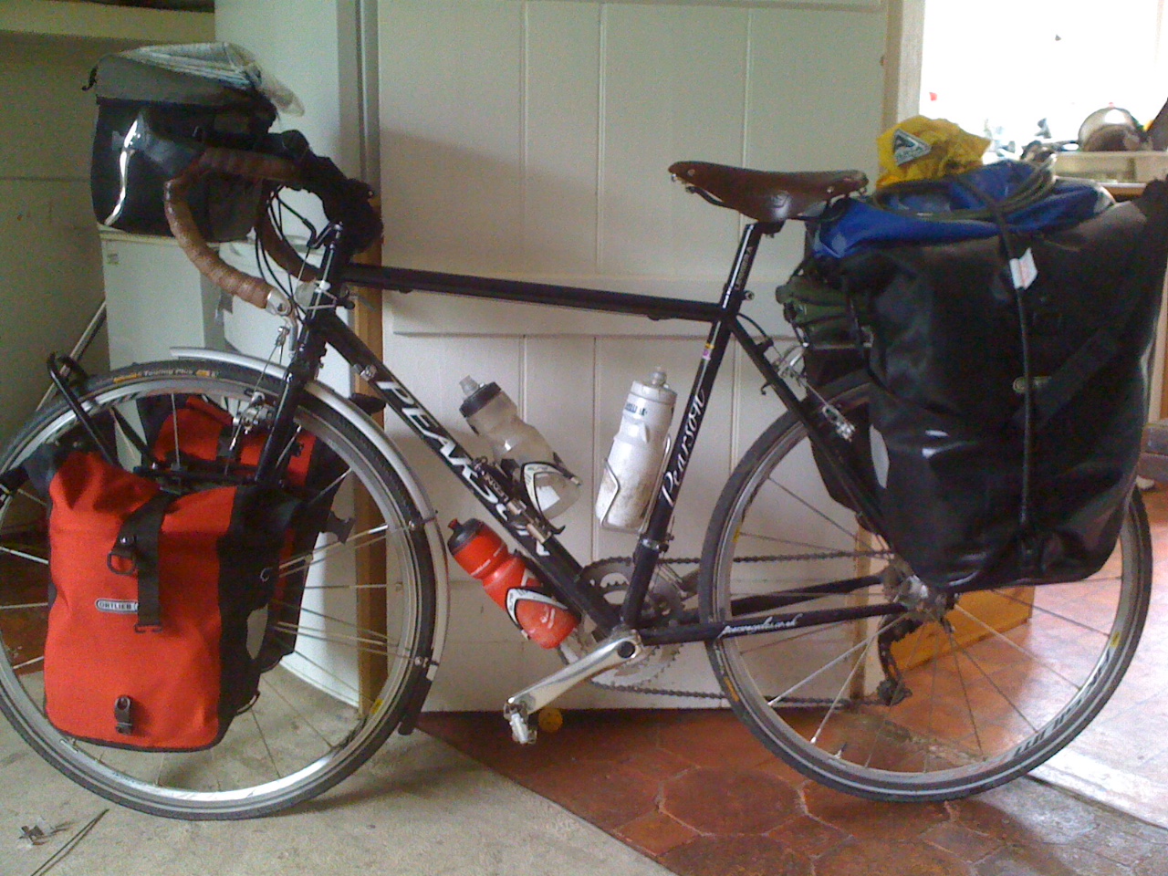 Alias Gavin Leone Packing Panniers for Bike touring.