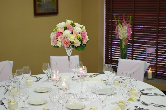 Różowa dekoracja wesela w hotelu De Silva Opole