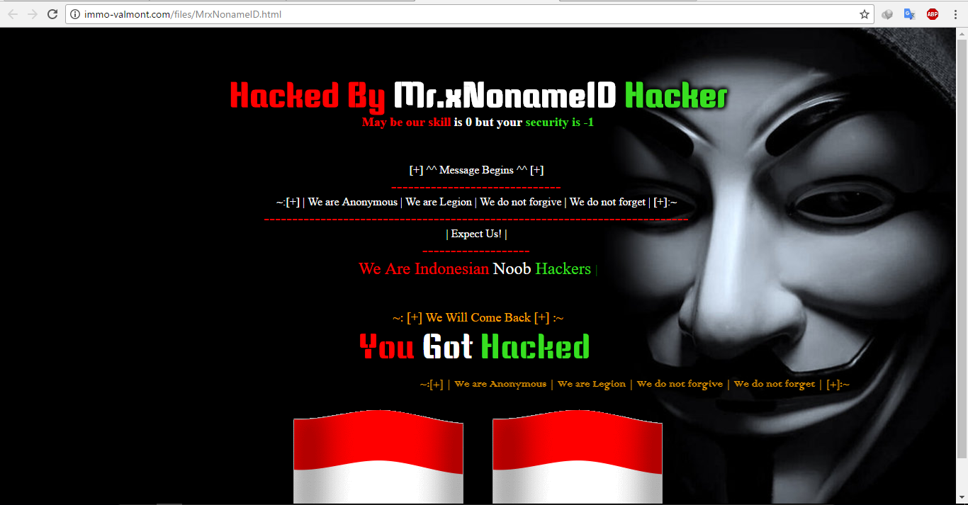 Html Hack. Anonymous Cover. Hacking css