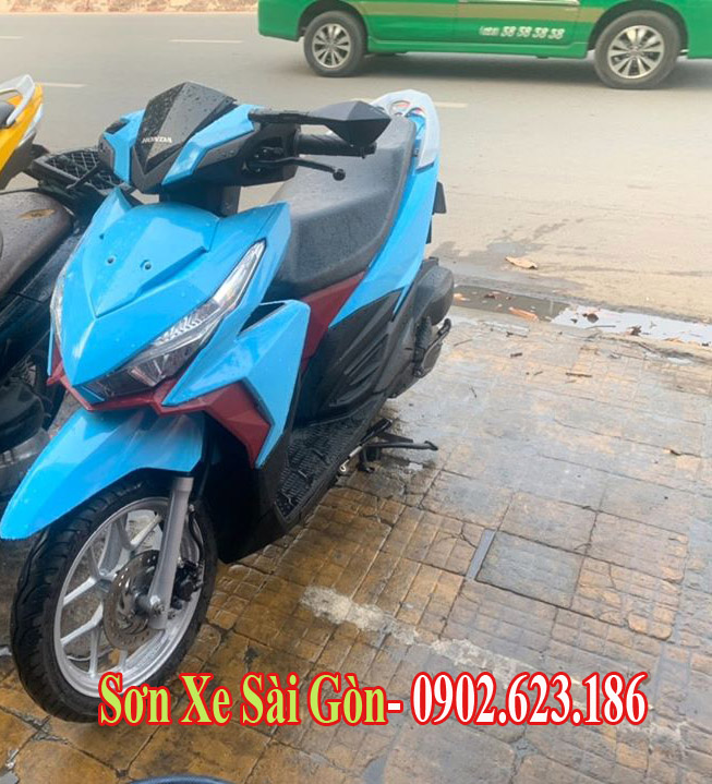 Vario 150 2018 độ sặc sỡ với tông màu xanh lịch lãm  2banhvn