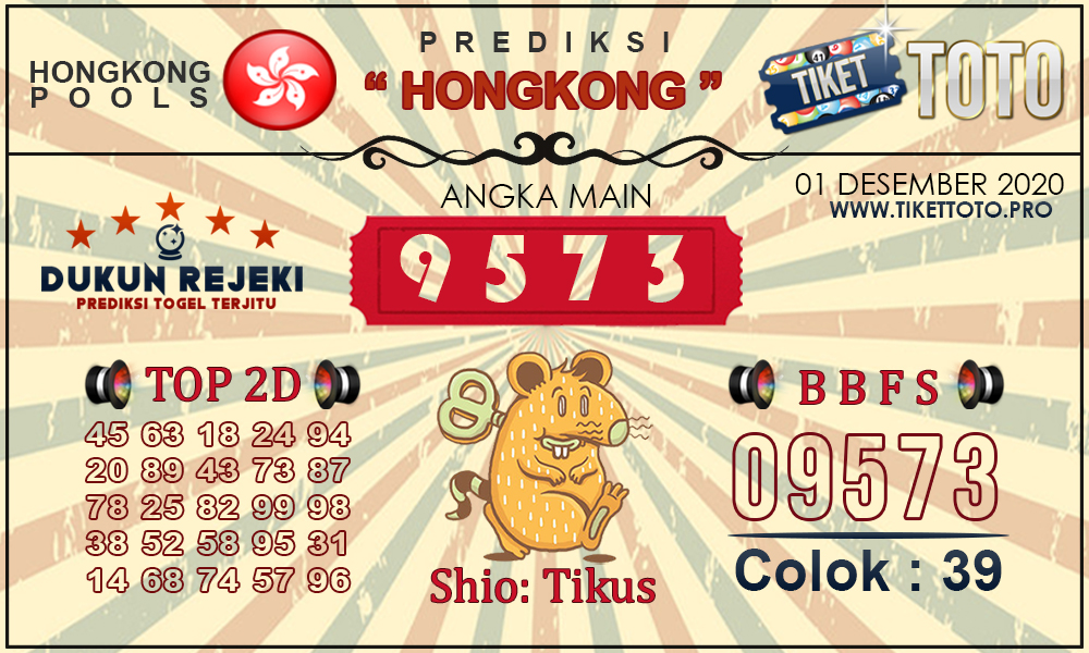Prediksi Togel HONGKONG TIKETTOTO 01 DESEMBER 2020