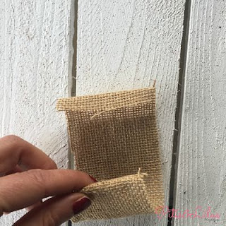 DIY ADORNO NAVIDEÑO CIERVO CON TELA DE SACO