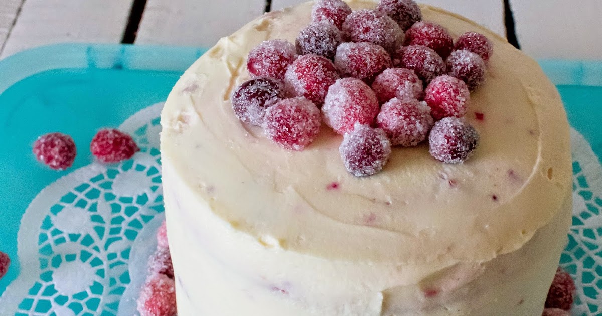 Liv For Sweets: Cranberry-Torte mit Zitronen-Frischkäse-Frosting