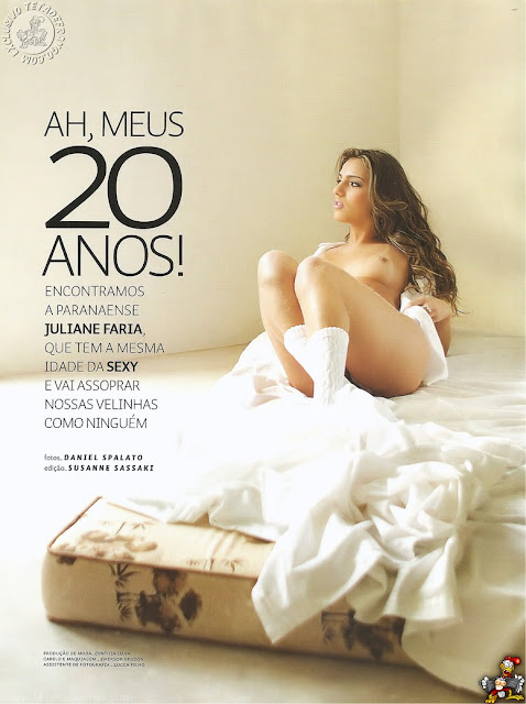 fotos de Juliane Faria nua e pelada na Revista Sexy