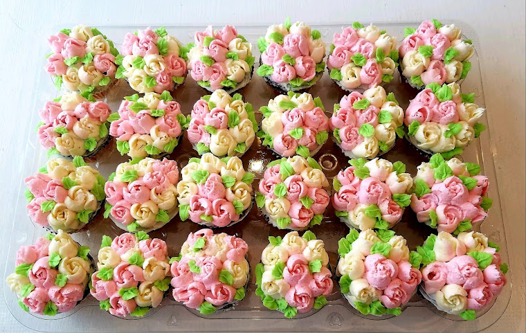 Bouquet of Flowers Cupcakes