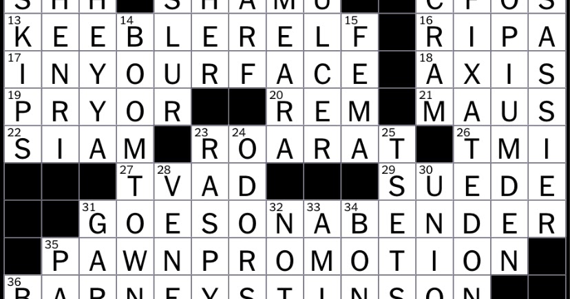 The New York Times Crossword Puzzle Solved: Saturday #39 s New York Times