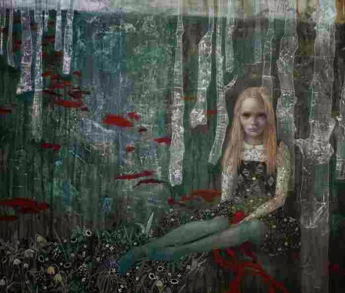 Картины на медицинской марле. Carla Bedini Картины на медицинской марле. Carla Bedini