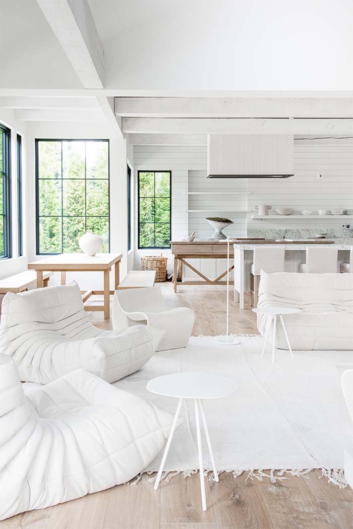 Valkoista kolmella tavalla