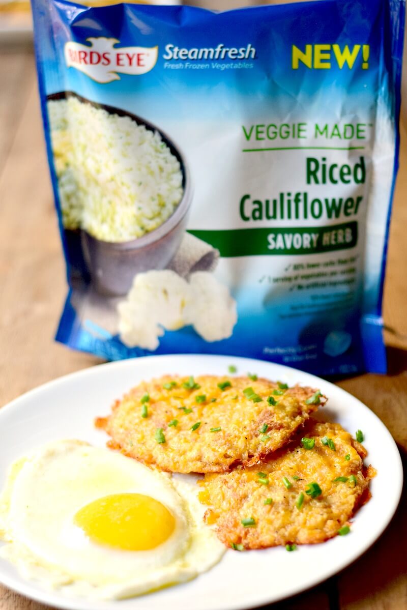 LowCarb Cheesy Cauliflower Hash Browns Bobbi's Kozy Kitchen