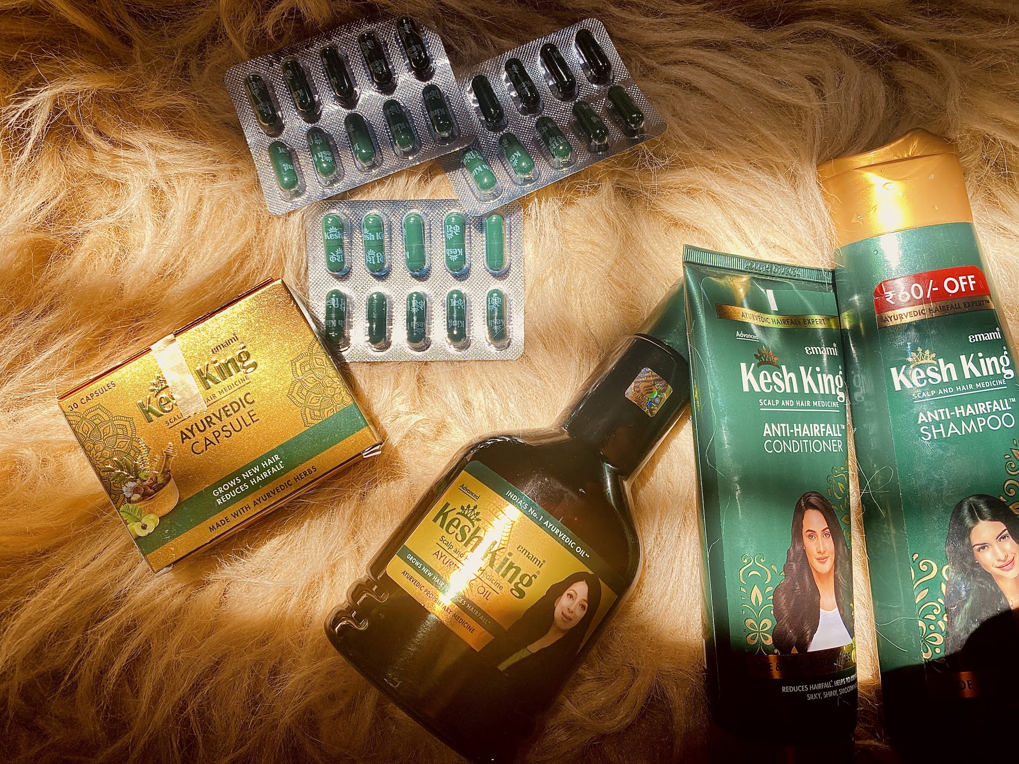 Kesh King Ayurvedic Hair Oil and Anti Hairfall Shampoo & Conditioner Review