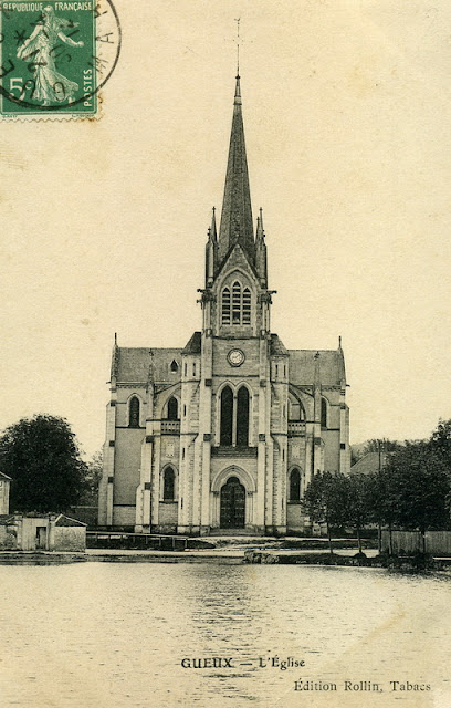 GNV Gueux Notre Village L'Eglise de Gueux, en Cartes Postales