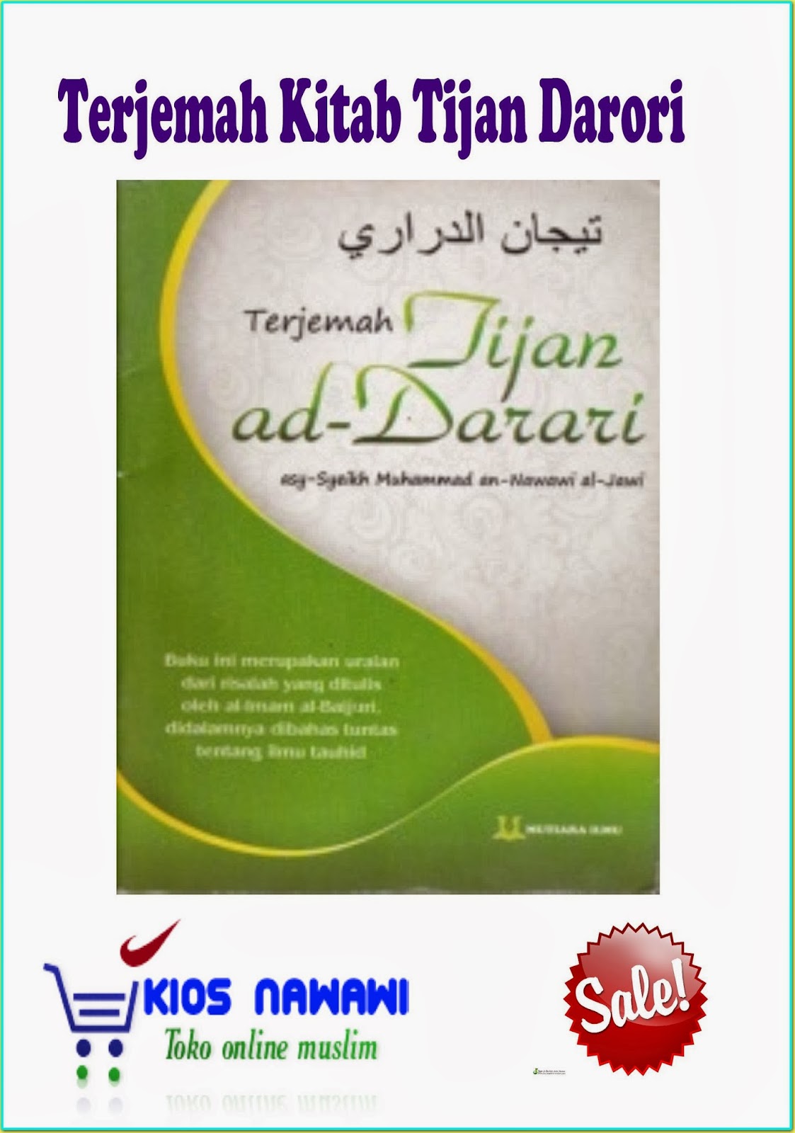 Kitab Tijan darori terjemahan Kios Nawawi
