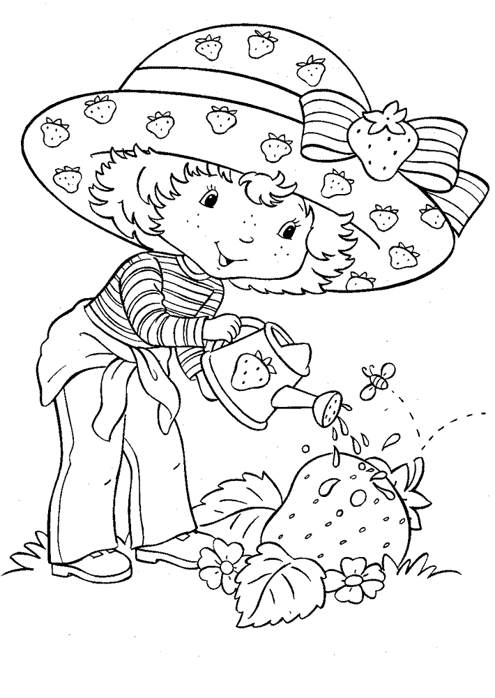 Strawberry Shortcake Coloring Pages Learn To Coloring