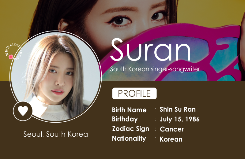 GITATOFU - Beauty and Daily Journal: KPOP Corner : SURAN Profile