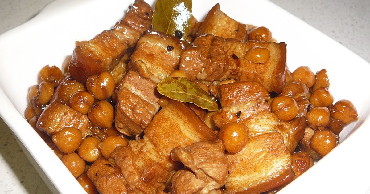 Pork Adobo with Garbanzos