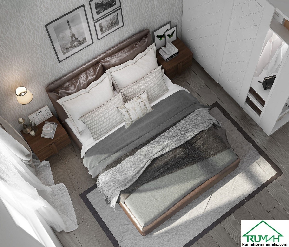 Kumpulan Denah Model Desain Gambar Kamar Tidur Minimalis Modern Kumpulan Denah Model Desain Gambar Kamar Tidur Minimalis Modern