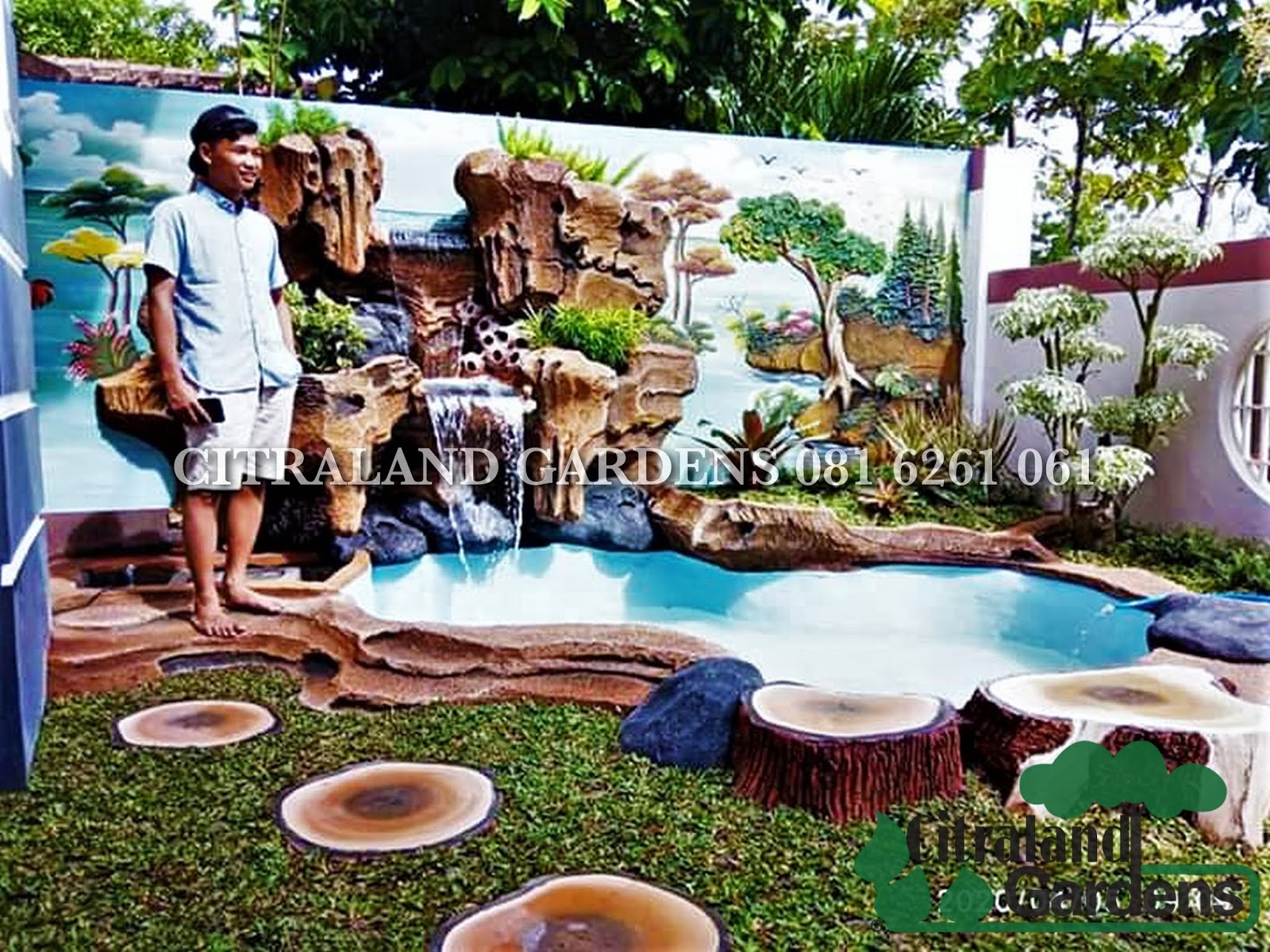GAMBAR TAMAN TEBING AIR TERJUN - CITRALAND GARDENS