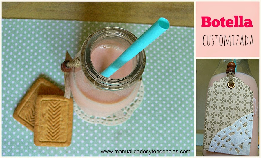 botella de leche customizada