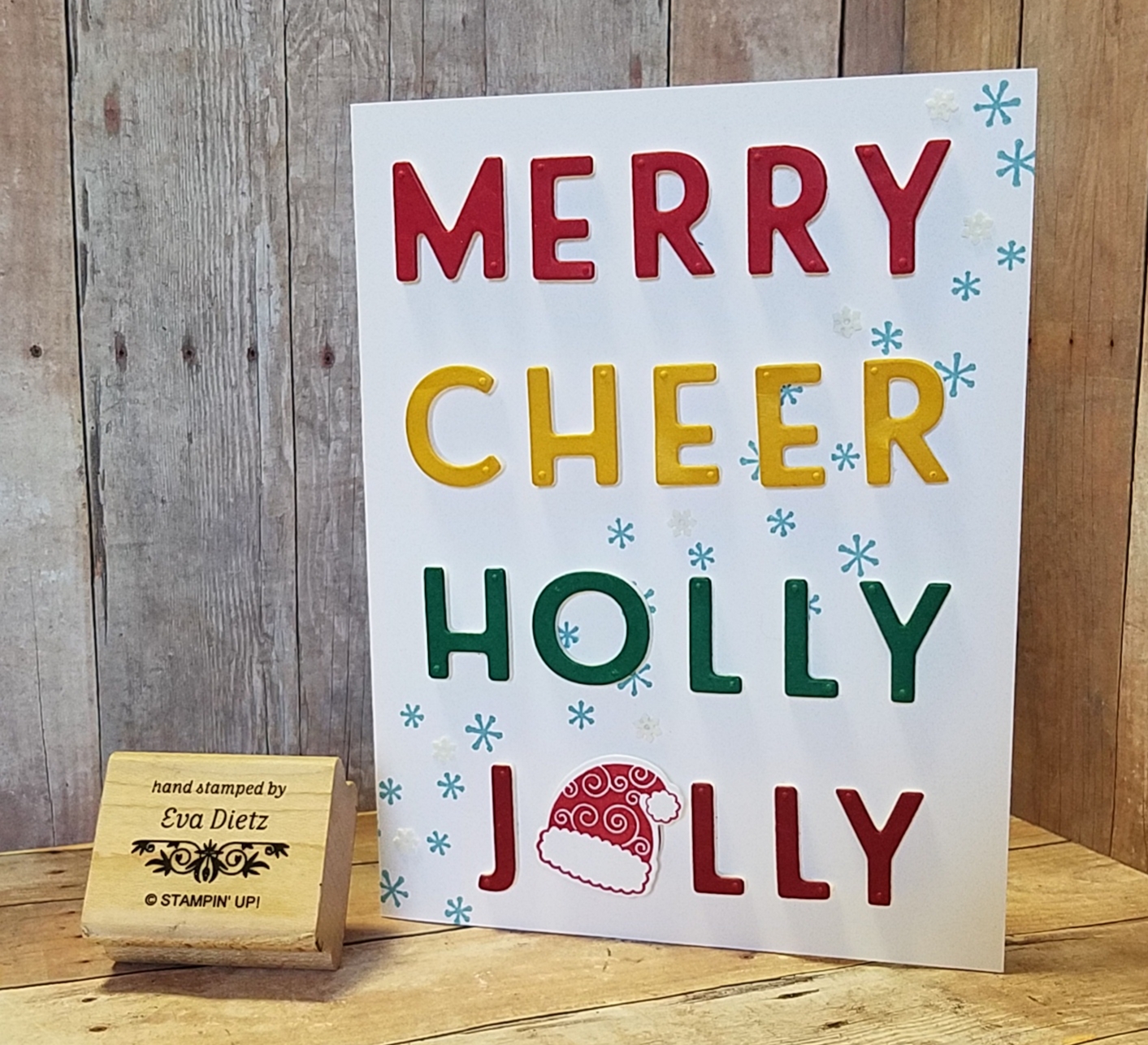 Homemade with Heart Stampin' with Eva A Lil' Bit of Christmas Fun