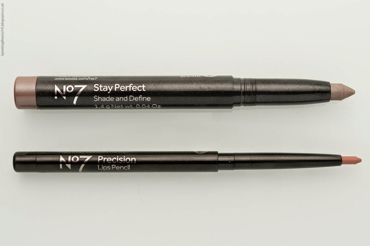 No7 Stay Perfect Shade and Define in Cool Mink & No7 Precision Lip Pencil in Nude