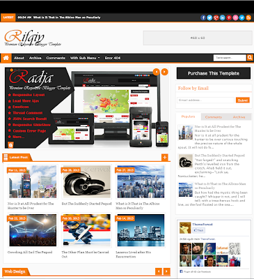 Template Blogger Rifqiy - Responsive 