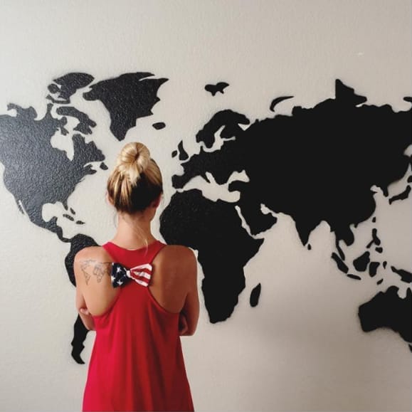 Get Creative with Map and Globe Tattoos!