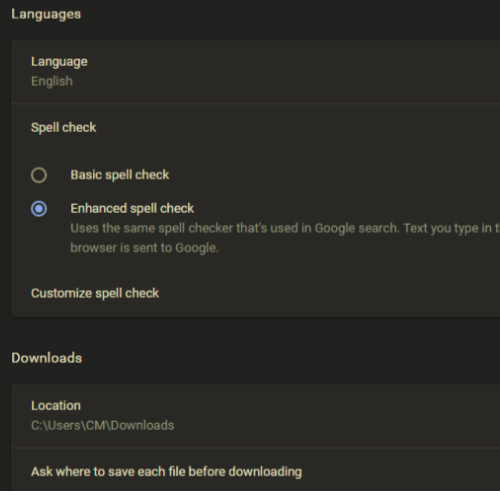 Spellingcontrole automatisch inschakelen in Google Chrome