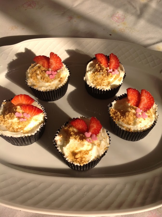 cupcakes-cheesecake-con-fresas