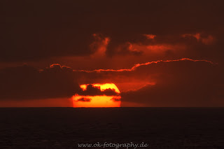 Sonnenuntergang Lummenfelsen Helgoland Nikon Olaf Kerber