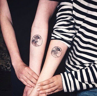 couple wrist tattoo