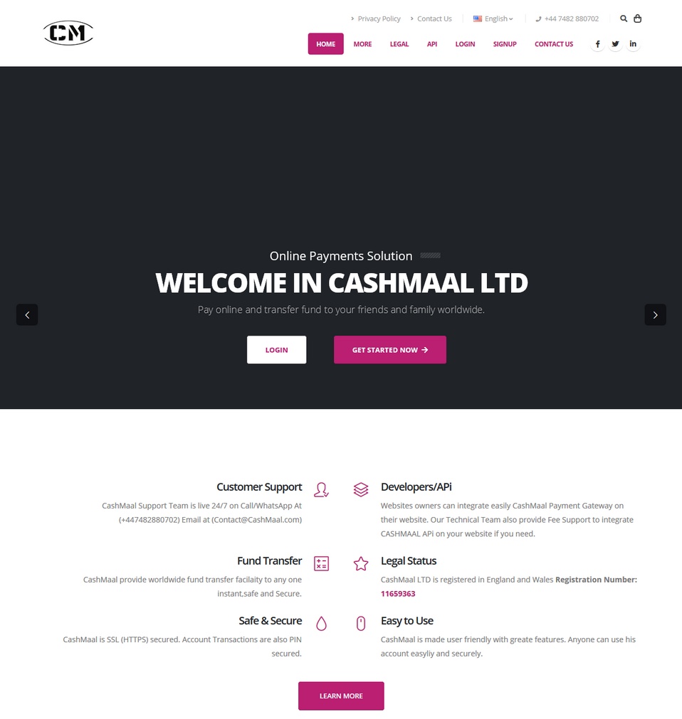 Cashmaal Mobile Pay