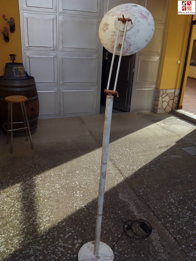 como tunear una lámpara con pintura a la tiza