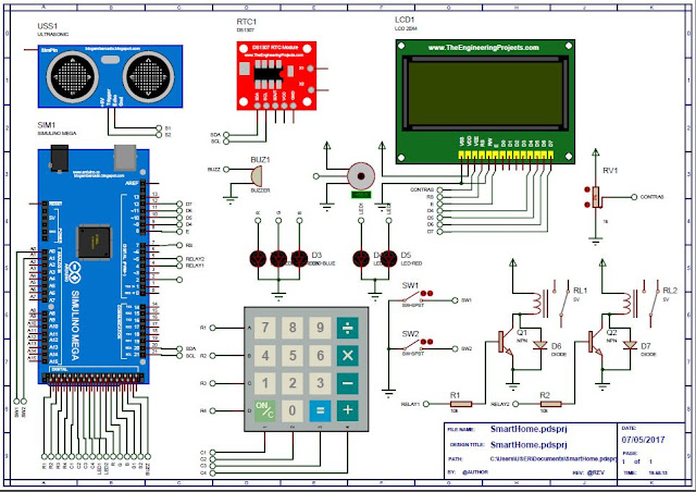 Home Automation + Security System Controlled by Arduino (Smart Home ...