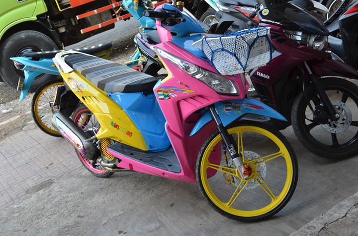 Modifikasi Motor Honda Vario Techno Mothai | modif kontes | kumpulan