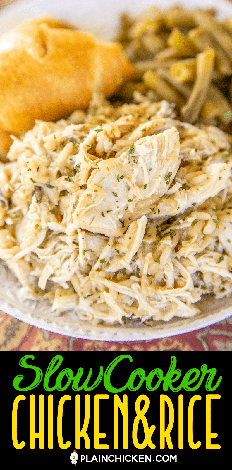 Slow Cooker Chicken & Rice | Plain Chicken®