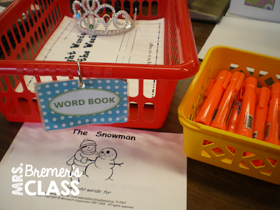 Kindergarten literacy centers for phonemic awareness & word work