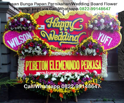 Pesan Bunga Papan Pernikahan Gedung Puspa Pesona Taman Anggrek