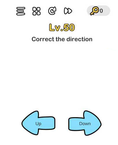 Arah Ini Tidak Benar Tolong Perbaiki Brain Out Kunci Jawaban Brain Out Level 50 Jalur Tekhno
