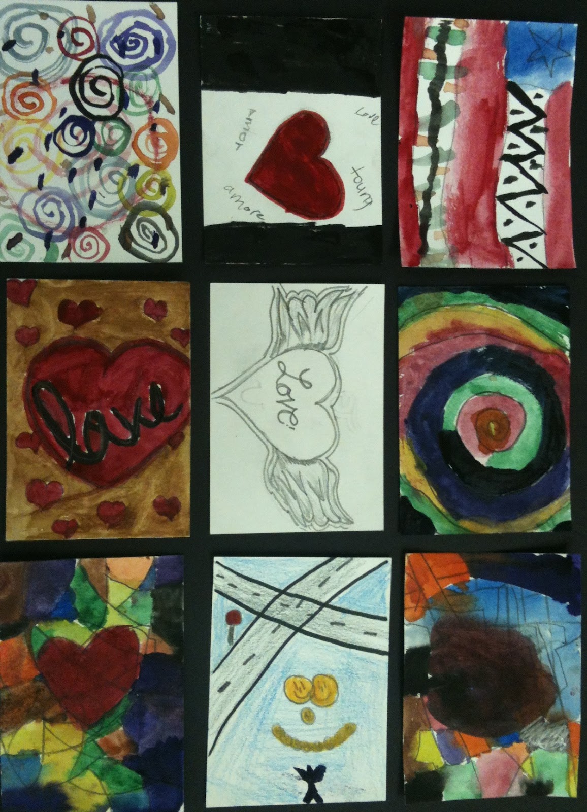 Adventures in Middle School Art Class Artist Trading Cards