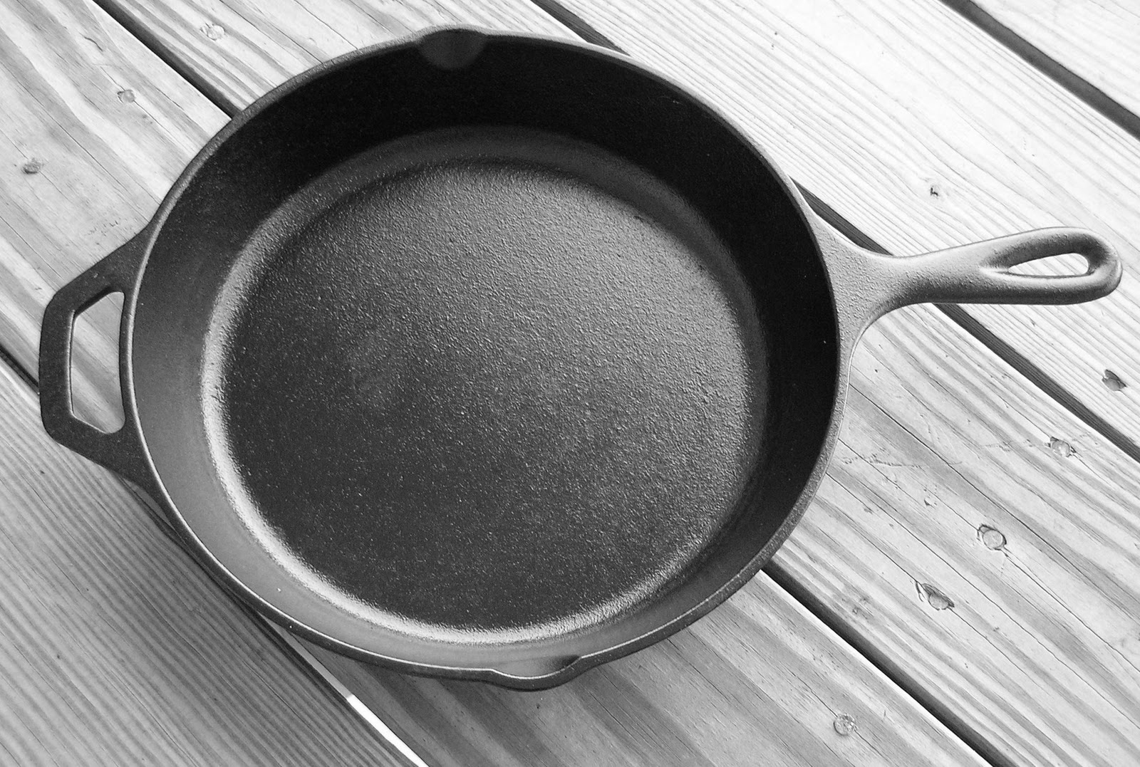 The Melting Pot Black and White Wednesday Cast Iron Skillet