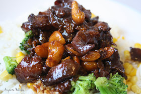 Anyonita Nibbles: Slowcooker Cashew Chicken with Rice, Broccoli and Sweet corn