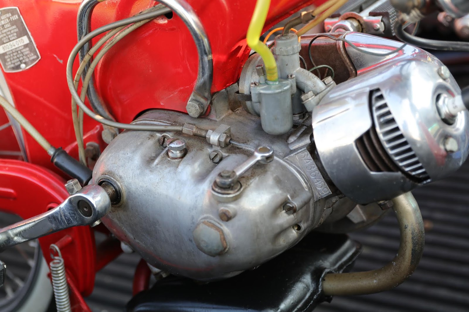 OldMotoDude Pair of Allstate Mopeds spotted at the Barber Vintage